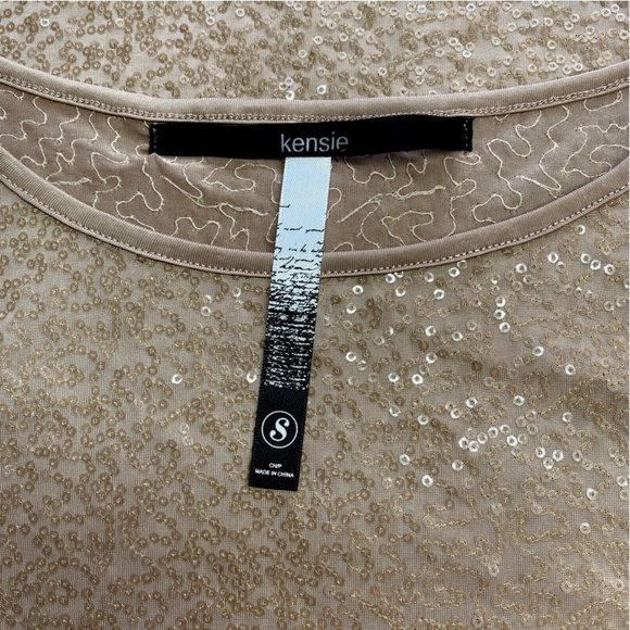 Kensie Sequin Sleeveless Jersey Tank Dress SZ Small NWT - Picture 4 of 11